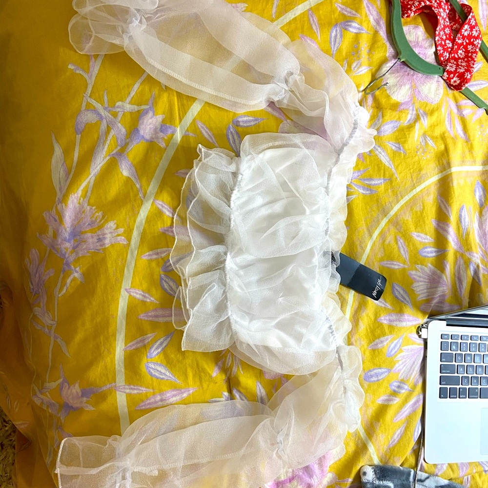 off the shoulder crop top